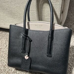 Kate Spade Black and Cream Satchel